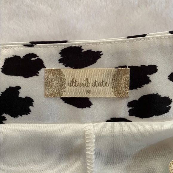 NWT Medium Alter’d state black cow print skirt - Picture 3 of 6